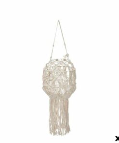 Bougeoir Macramé Blanc